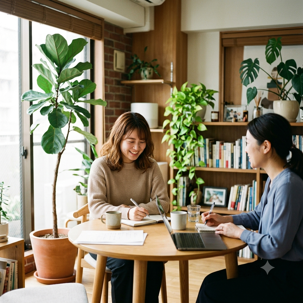 定着支援の様子